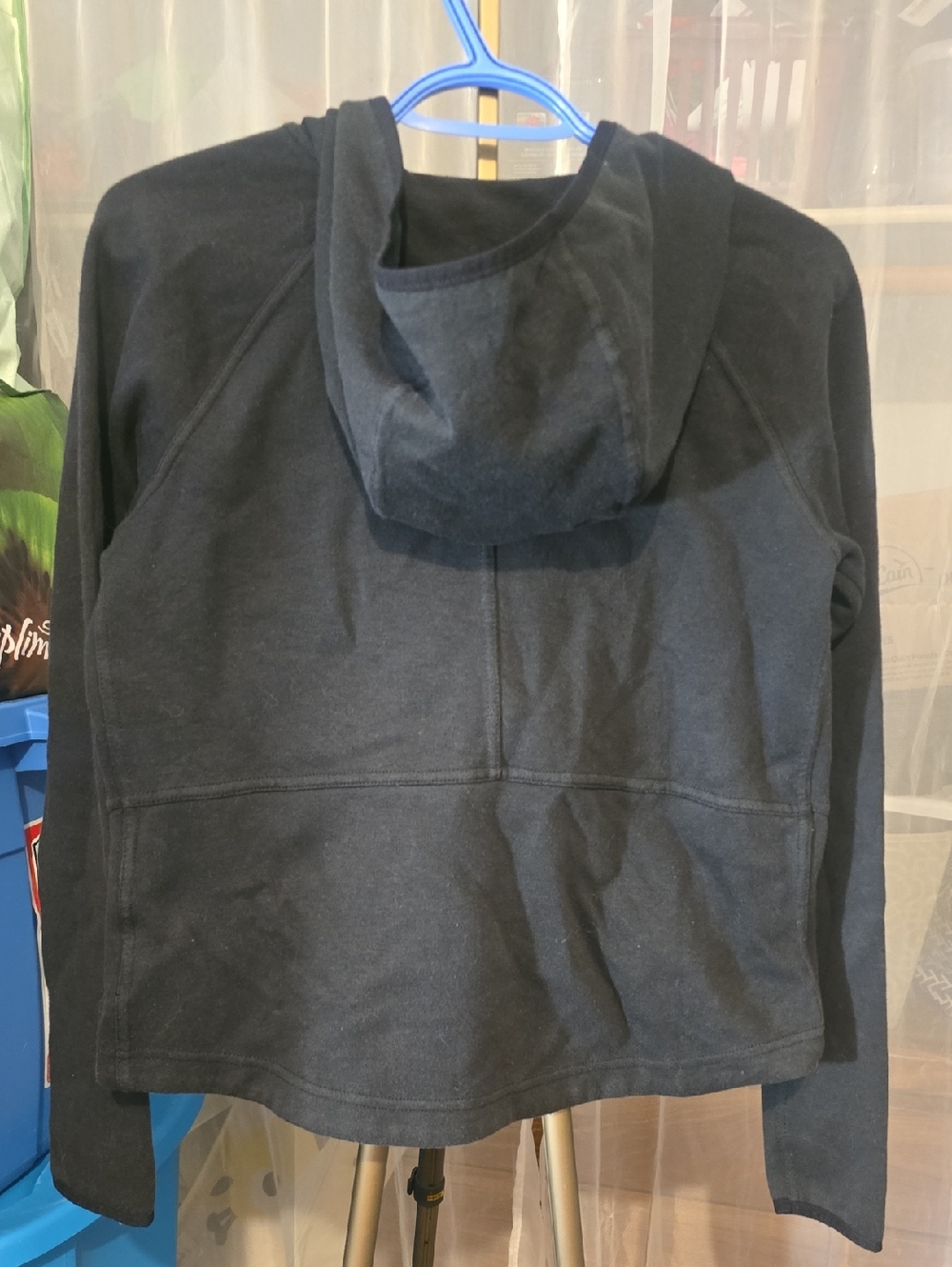 Layers Black Qwick-Dry Zip Hoodie